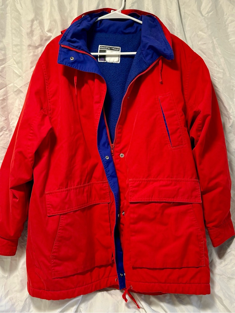 Pacific Trail Red Jacket with Blue Lining